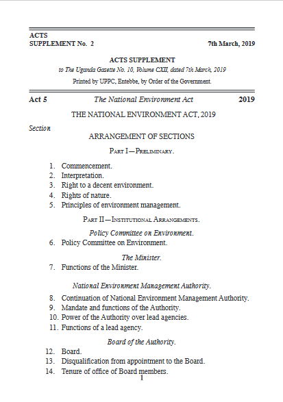 National environmental Act 2019.fw